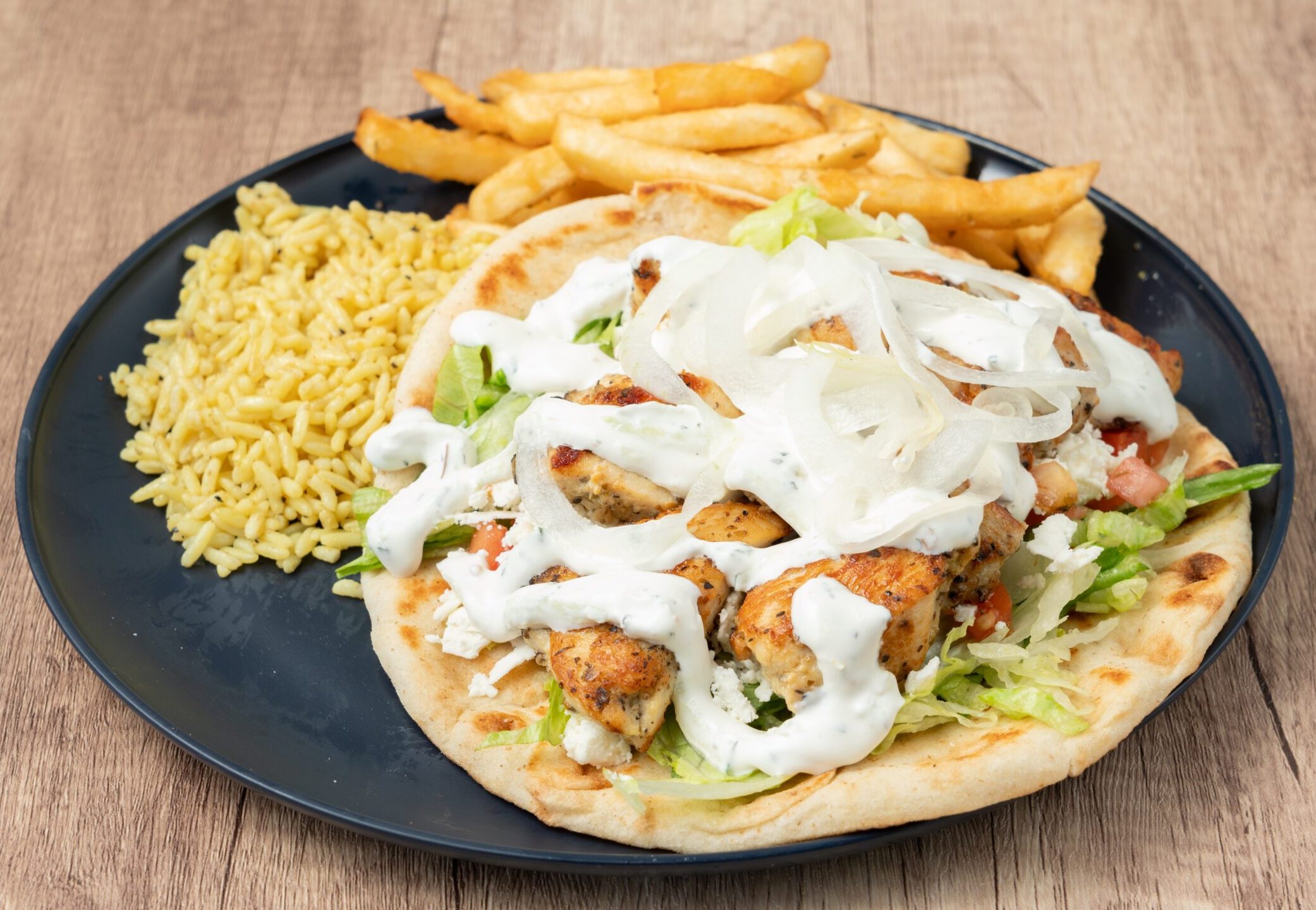 Chicken Souvlaki Platter